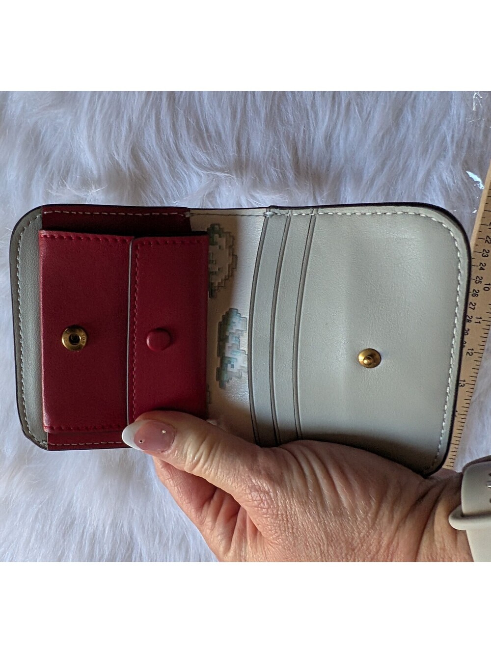 Tory Burch Year of The Dragon wallet pre owned - Picture 3 of 12